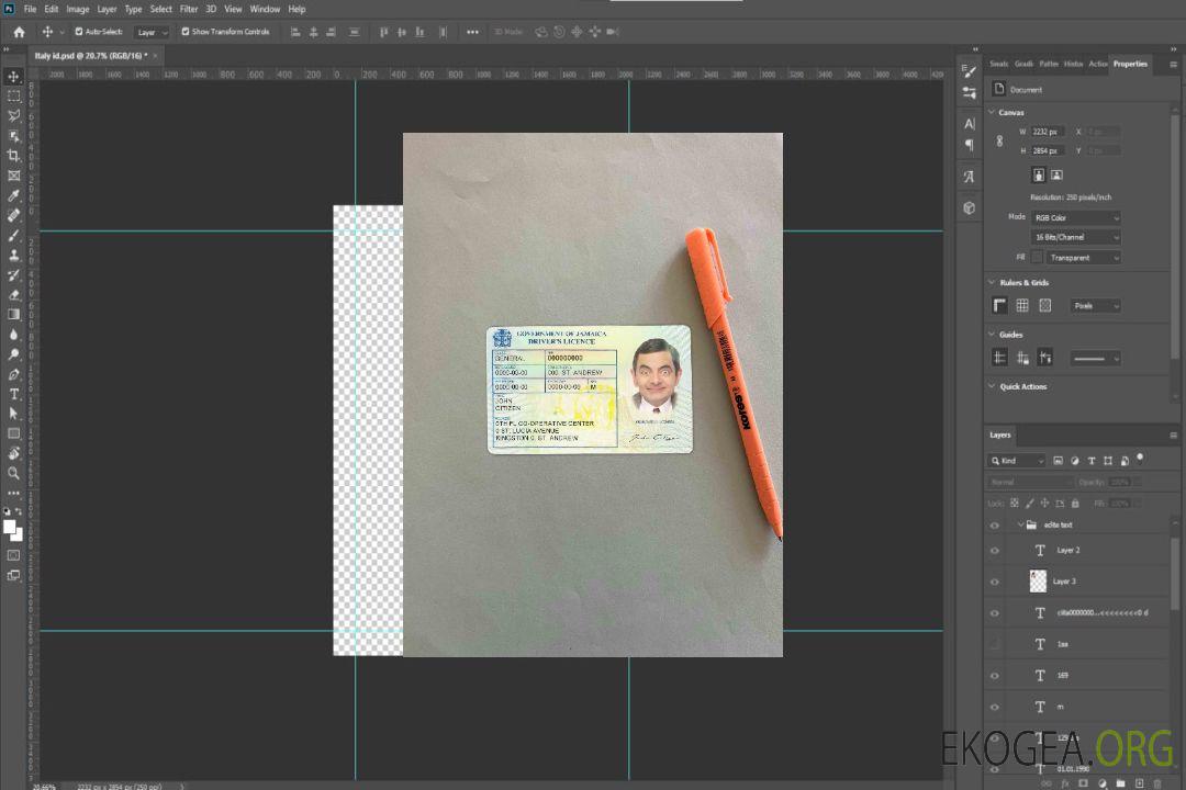 Jamaïque DL photolook AVANT template Jamaïque DL photolook AVANT template